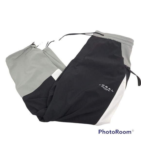 Koral men’s black grey and white windbreakers pants nwot - Picture 3 of 10